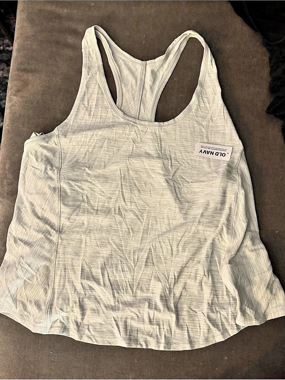 LOT OF 17: Old Navy Active Racerback Crop Performance Tank Top — Gray XL